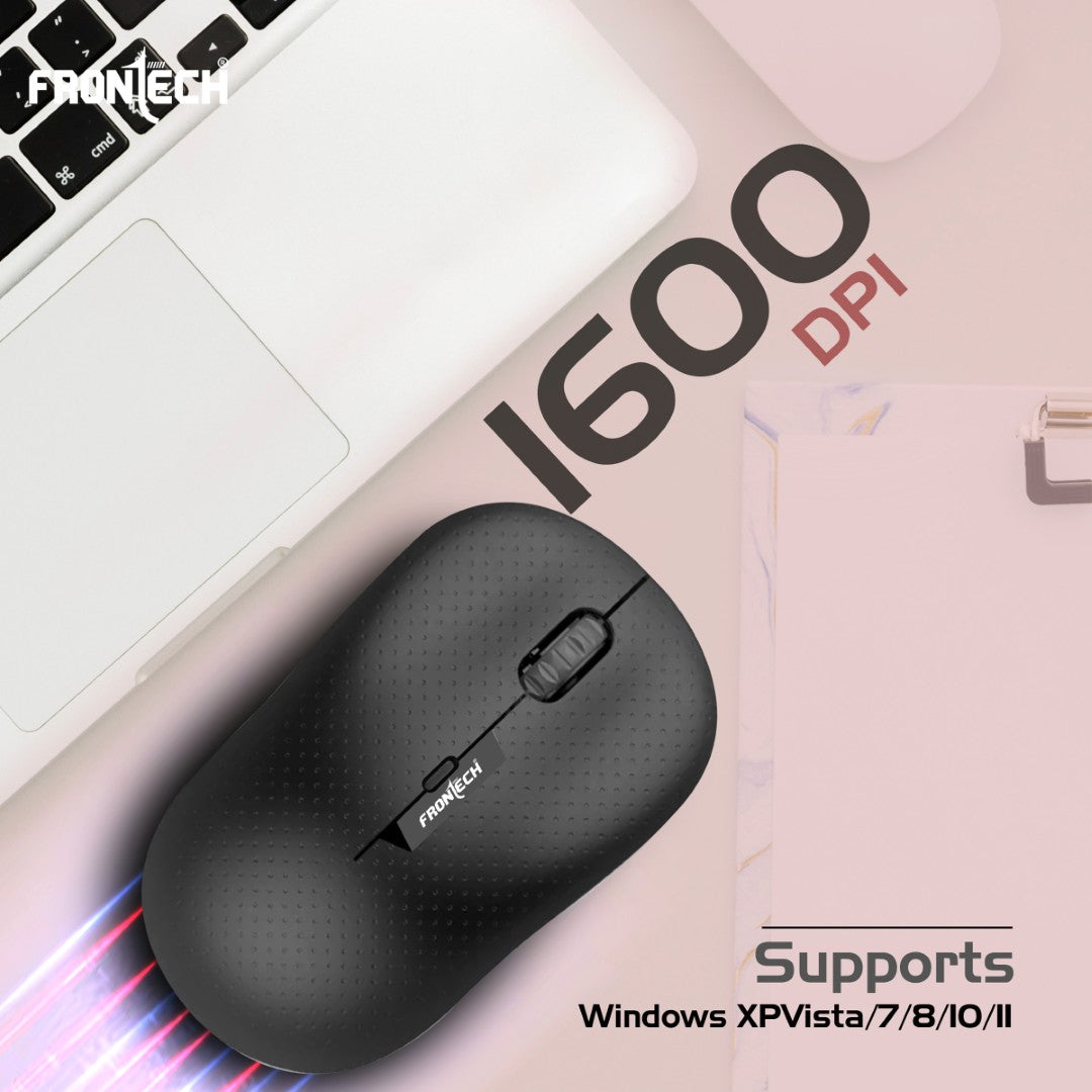 Frontech Wireless Optical Mouse 1600 DPI (MS-0041) Frontech Wireless Optical Mouse 1600 DPI (MS-0041)